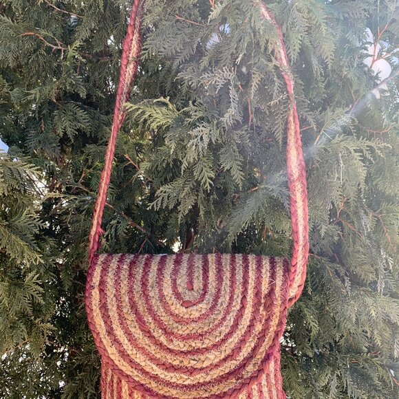 New Handmade Boho Woven Crossbody Bag - Eco-Friendly Jute Design - Picture 1 of 5
